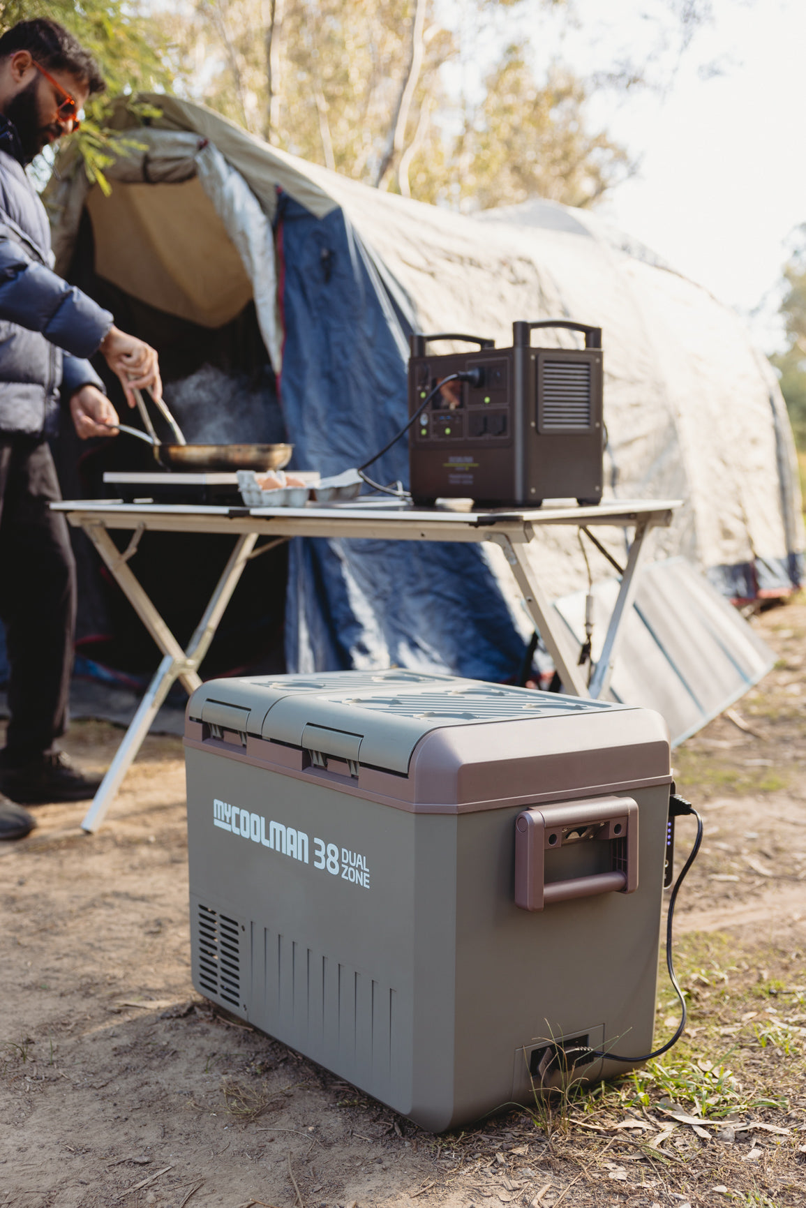 myCOOLMAN 38L Portable Fridge/Freezer Recreational Series Dual Zone