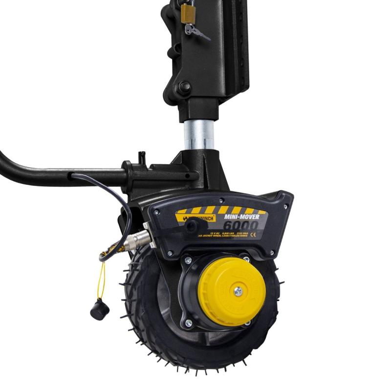 Mini Mover 12V 550w Motorised Electric Jockey Wheel Gen3 BLACK - RV Online
