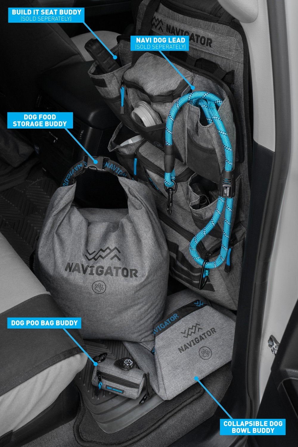 Navigator - 3 Piece Dog Travel Buddy - RV Online