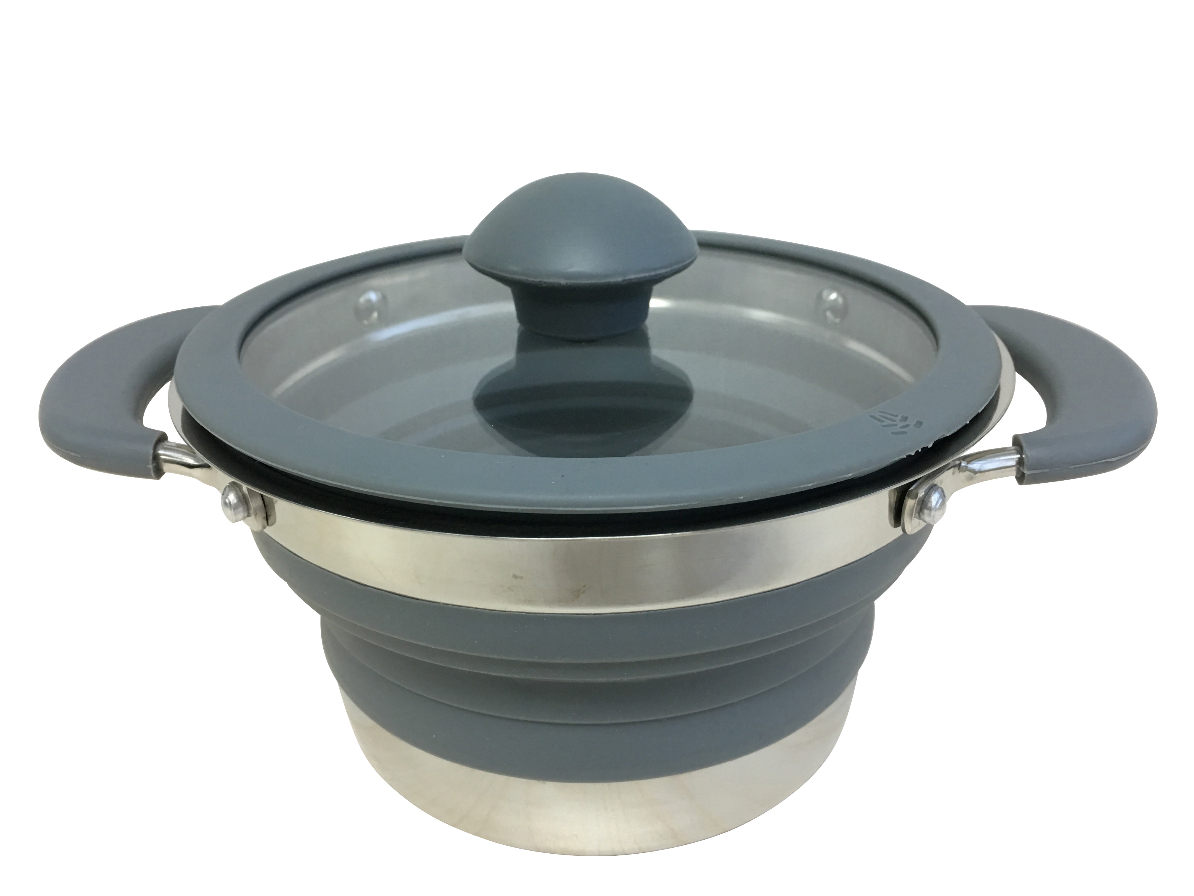 Supex - Collapsible Saucepan - Grey