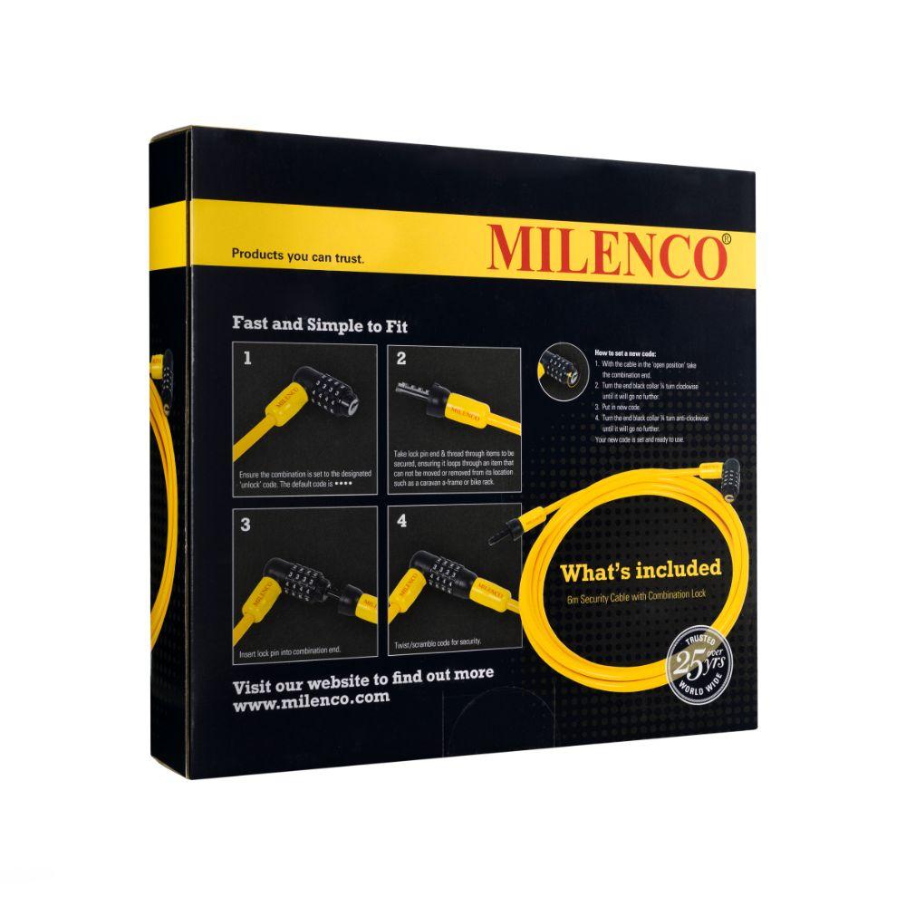 Milenco - 6m Security Cable Included 3 RV Online