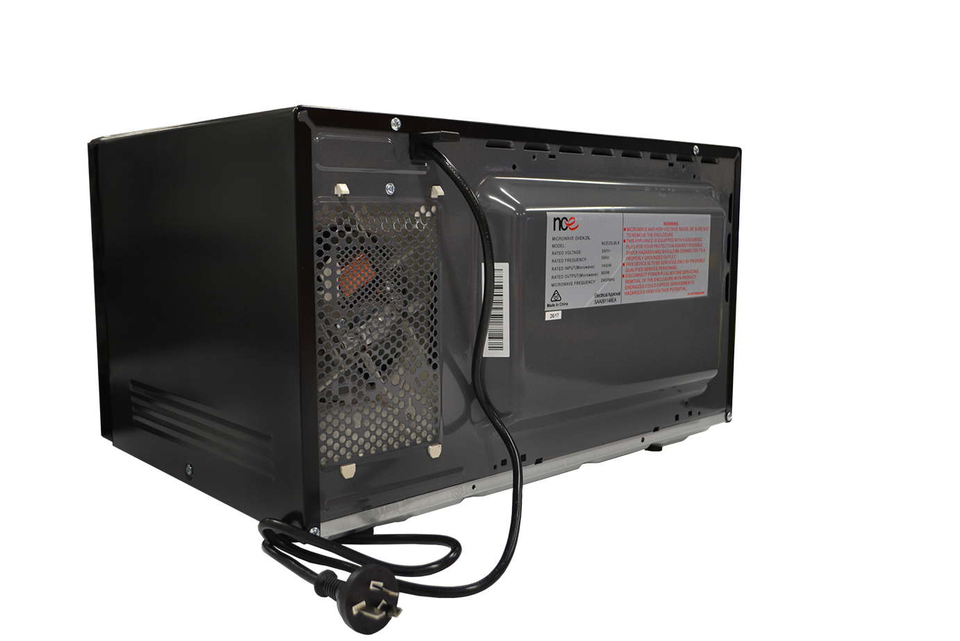 NCE - 25L Black Stainless Steel Microwave - RV Online