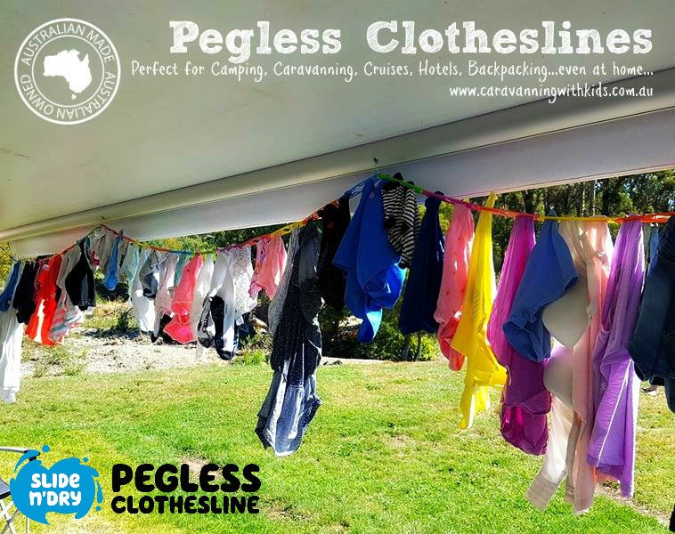 Slide n’ Dry - Pegless Clothesline - RV Online