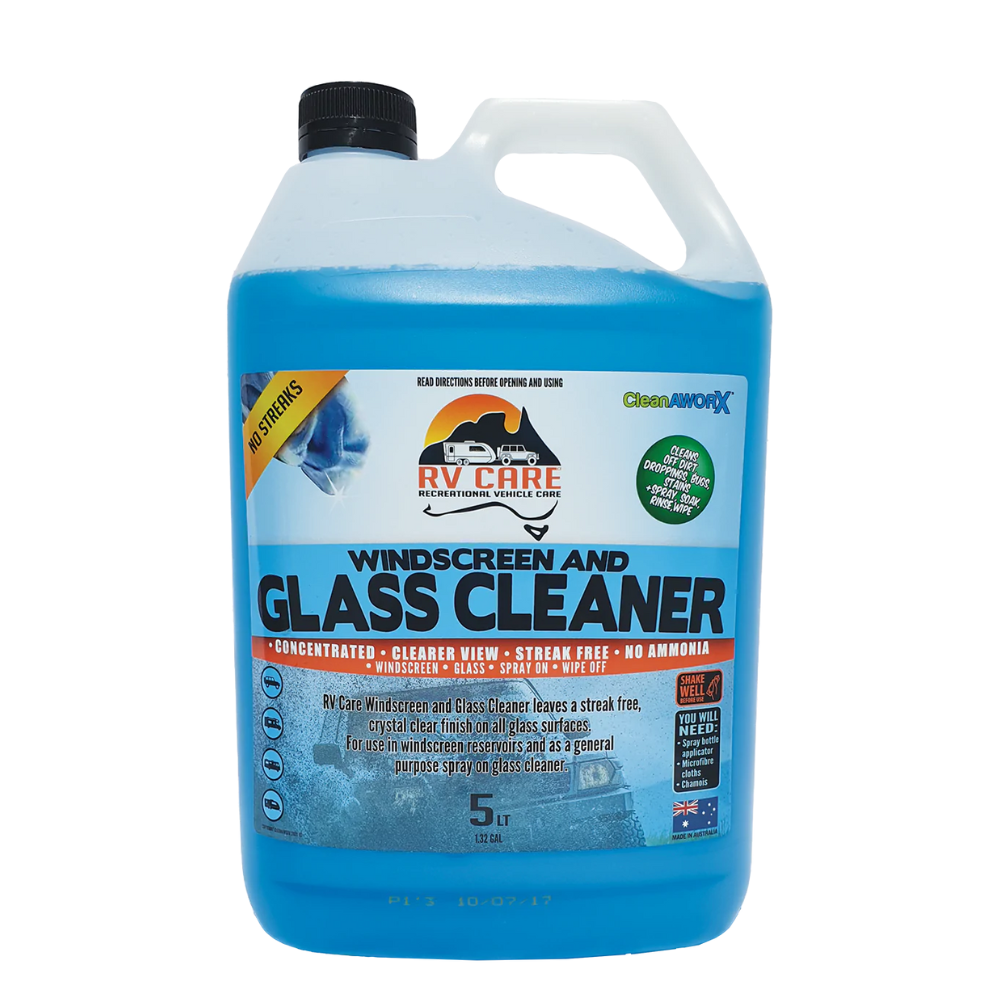 CleanAWORX - RV Care Windscreen Glass Cleaner Concentrate 5L