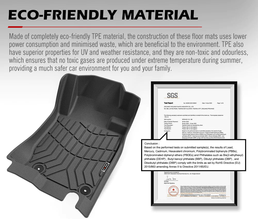 KIWI MASTER 3D Car Floor Mats Fit Mitsubishi Triton MR 2019-Current - RV Online