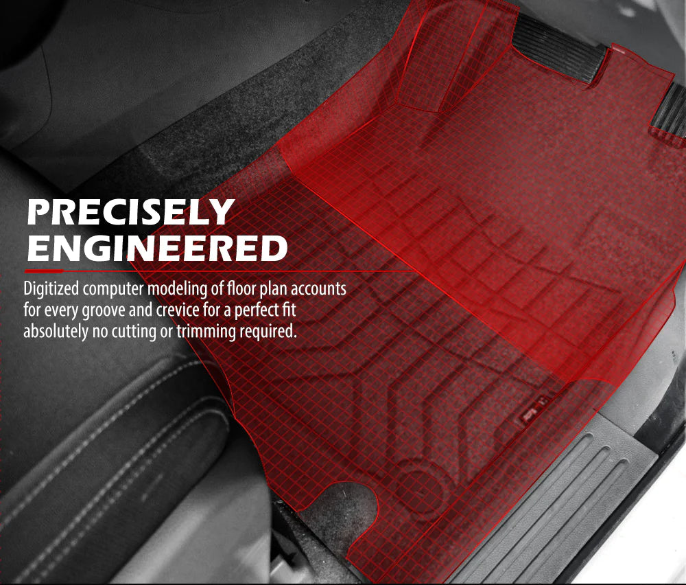 KIWI MASTER 3D Car Floor Mats Fit Mitsubishi Triton MQ 2015-2018 - RV Online