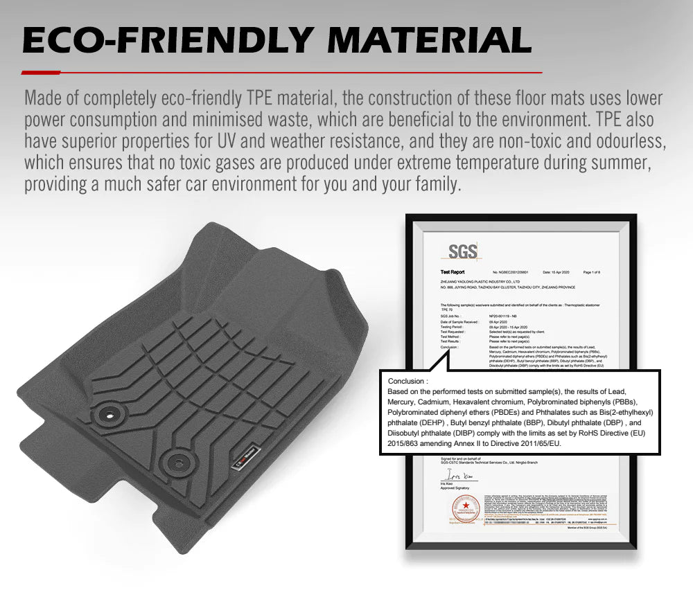 KIWI MASTER 3D Car Floor Mat Fit Ford Ranger Wildtrak Raptor 2011-2021 – RV Online