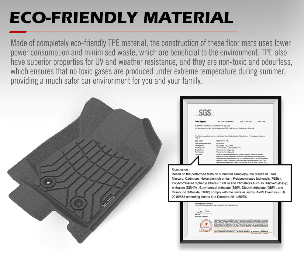 KIWI MASTER 3D Car Floor Mats Fit Mazda BT-50 Dual Cab MY 2012-2020 – RV Online