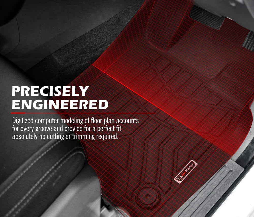 KIWI MASTER 3D Car Floor Mats Fit Nissan Navara 2015-ON NP300 D23 – RV Online