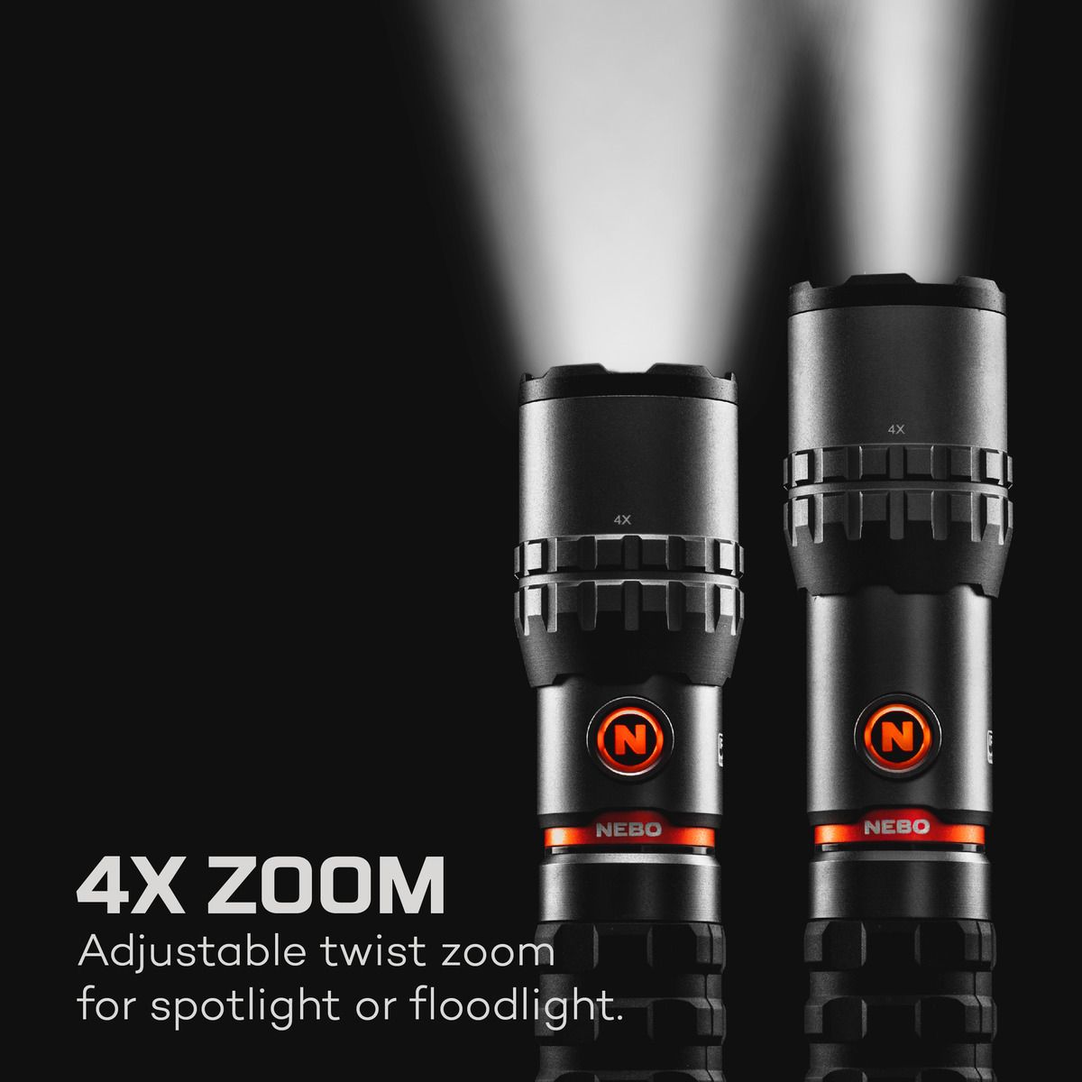 Nebo - Slyde King 2K - 2,000 Lumen Flashlight & 500 Lumen Work Light