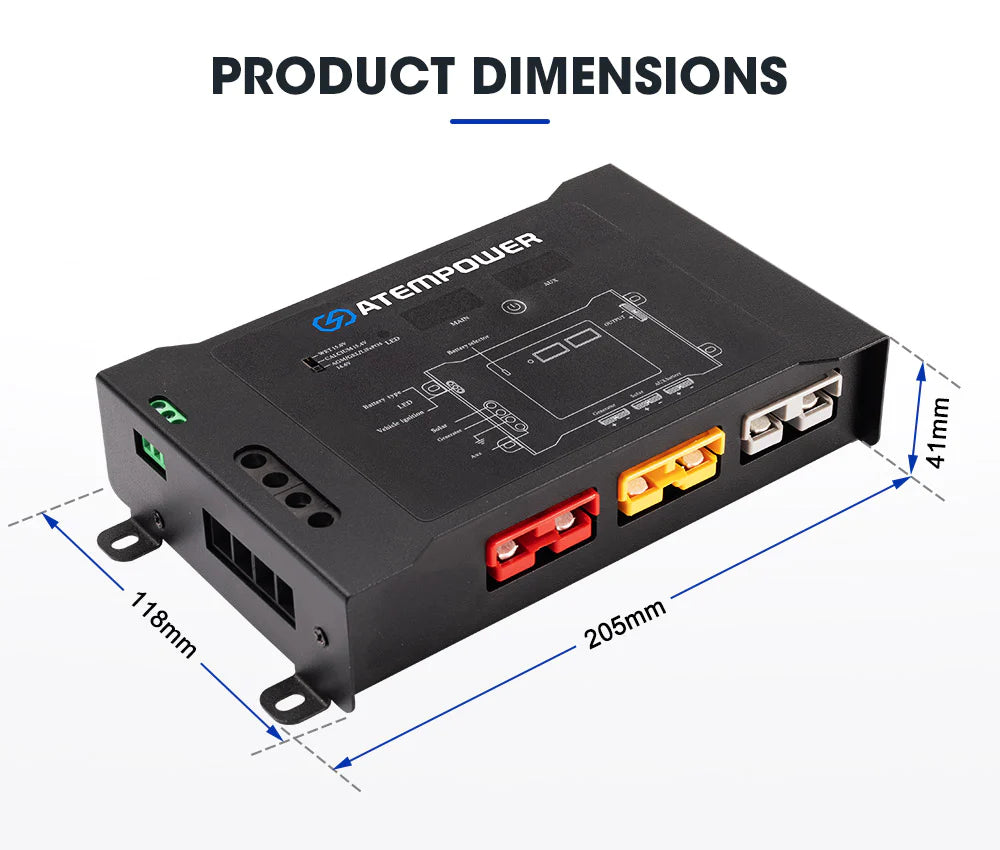ATEM POWER Dual Battery System Smart Hub
