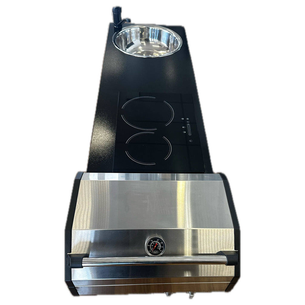 Swift Alfresco Slide Out Kitchen With BBQ / Induction Cooker and Sink