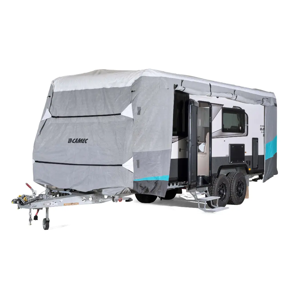 Camec Premium Caravan Cover Water Resistant Suits 4.3m (14Ft ) - 4.8m (16Ft)