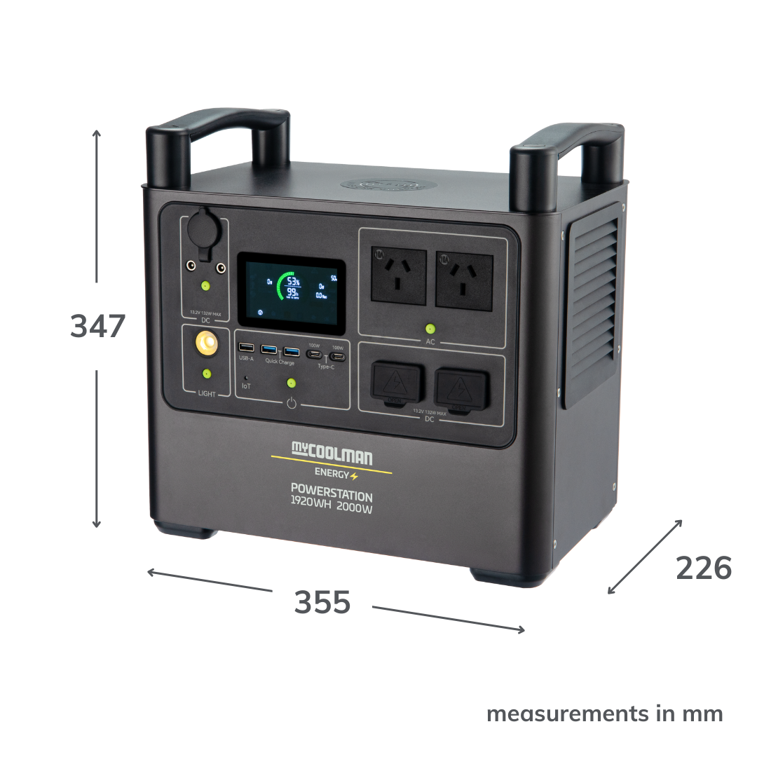 myCOOLMAN Energy Power Station 2000W 150Ah - NEW
