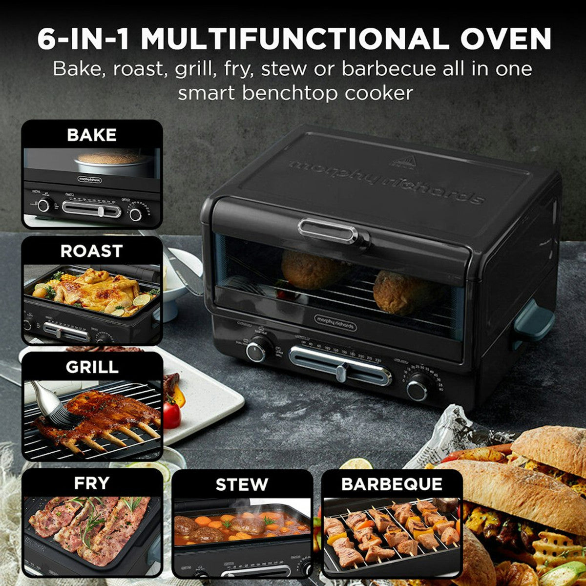 Morphy Richards Electric Oven and Grill 2000W 12L