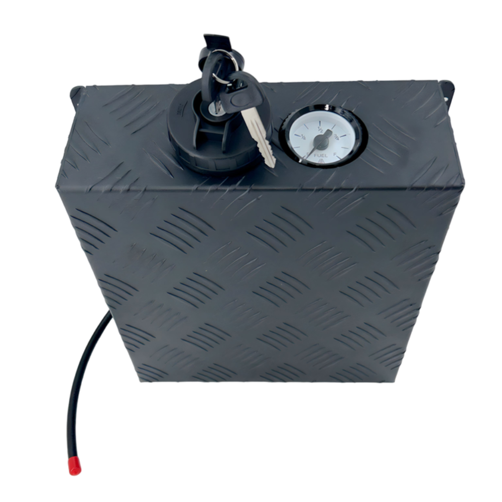 AU Focus 5L Fuel Tank Cover Black Checker Plate