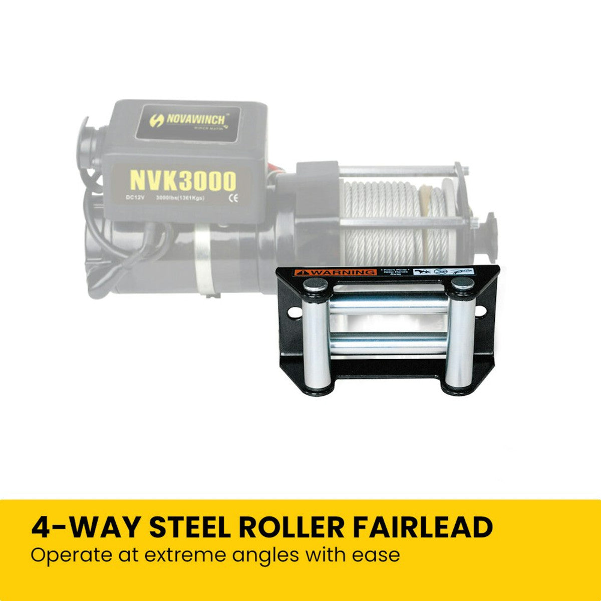 Novawinch 3000LBS 12V Electric Winch