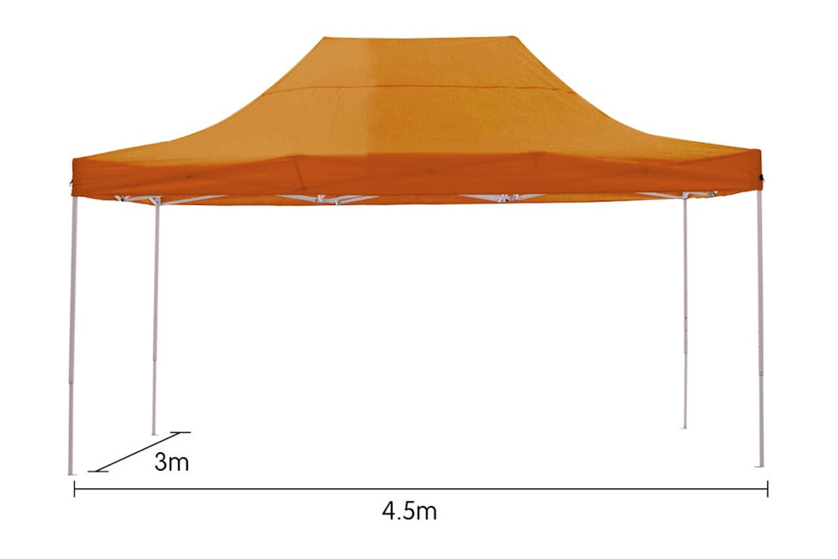 Wallaroo Gazebo Tent Marquee 3x4.5m Orange