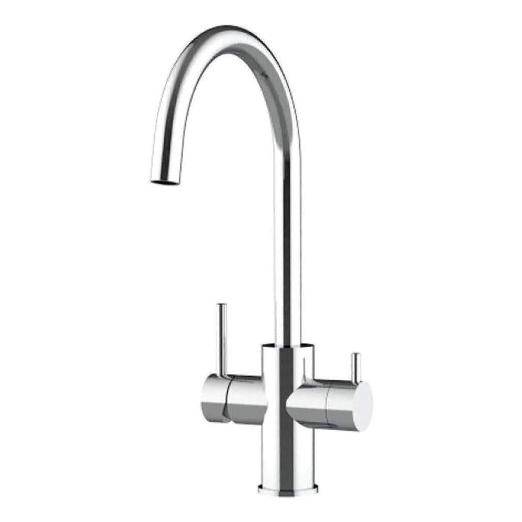 ACS 3-Way Filter Gooseneck Kitchen Tap Sink Mixer Chrome