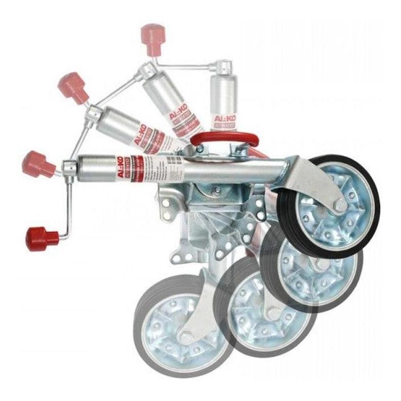 ALKO Premium 8" 200mm Jockey Wheel Inc Large Swivel Bracket
