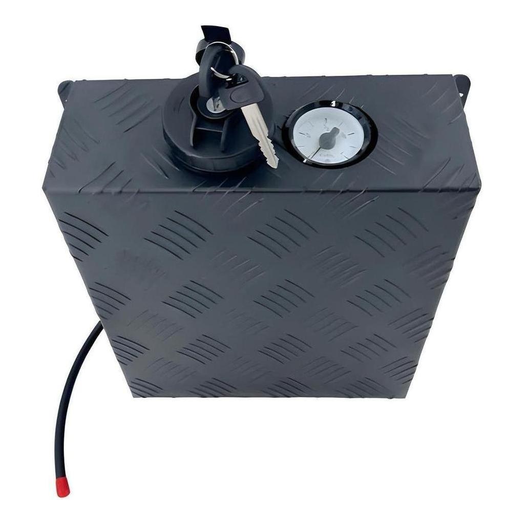 AUFOCUS Diesel Tank Cover Black Checker Plate - 5 Litre
