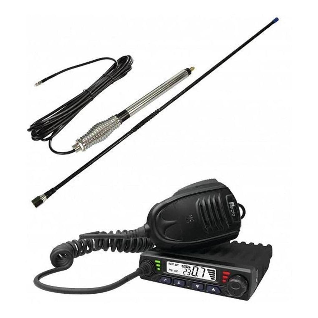 Aerpro 12V / 24V 5W Ultra Compact UHF CB Radio Inc Antenna