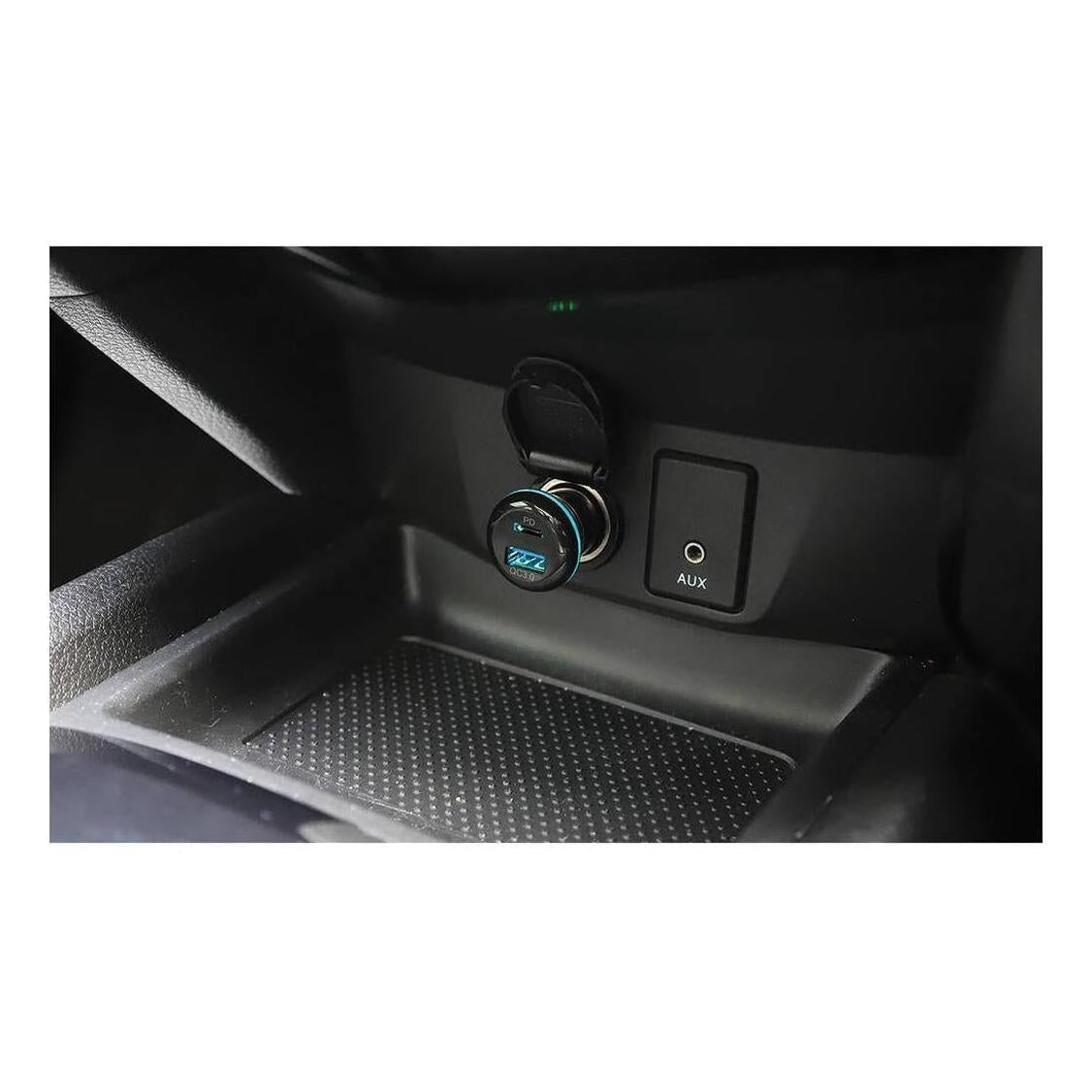 Aerpro 12V / 24V Dual In Car USB / USB-C 3.0 Quick Charger