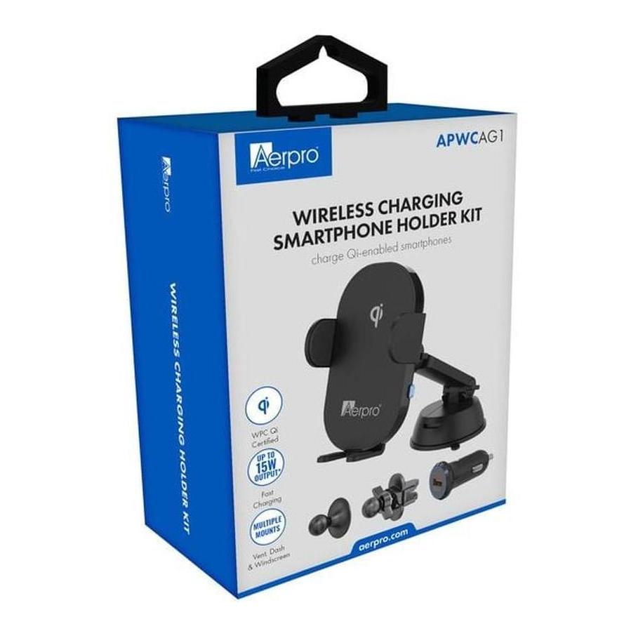 Aerpro 15W Wireless Charging Smartphone Holder kit
