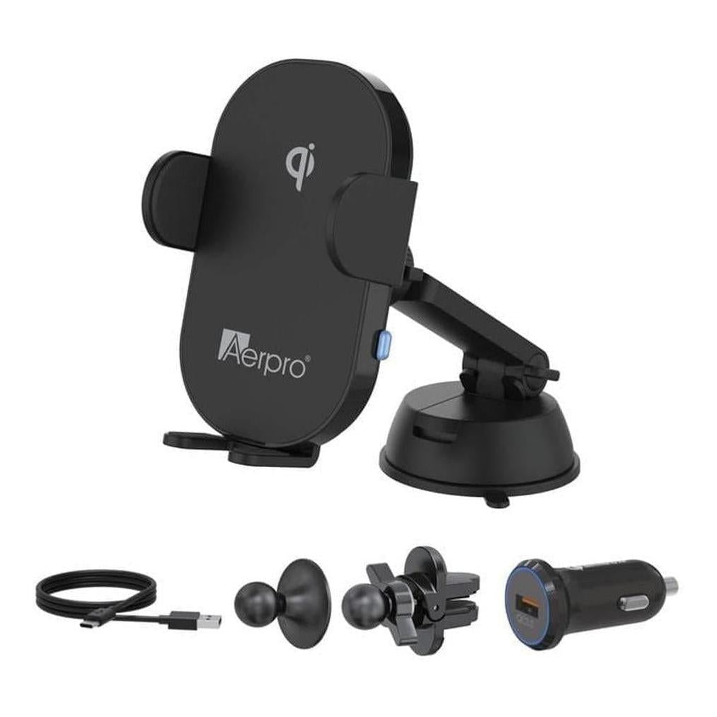 Aerpro 15W Wireless Charging Smartphone Holder kit