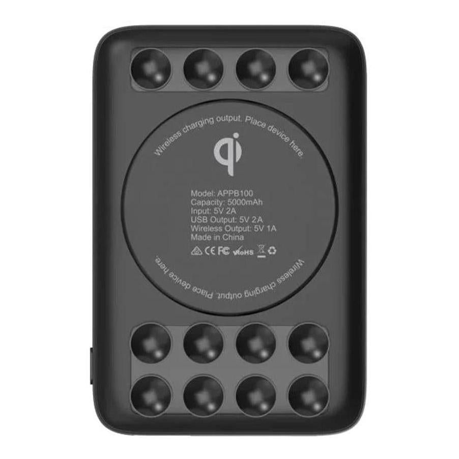 Aerpro 5W Wireless Smartphone Charger 5000MAH Powerbank inc 5V/2A USB Port