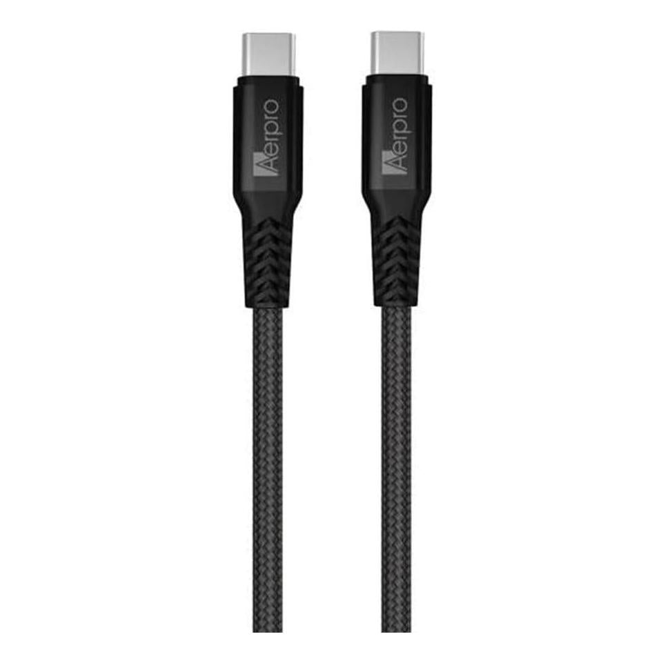 Aerpro USB-C to USB-C Charging / Syncing Cable 1.5 Meter Lead Black