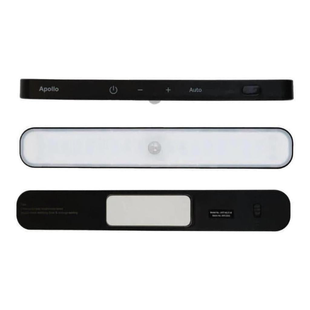 Apollo LED Rechargeable Sensor Light With Magnetic Base Black