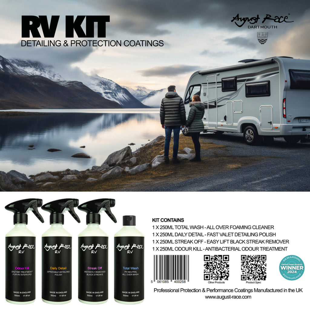 August Race RV Ultimate Cleaner Detailer Kit 250ml - 4 Pack