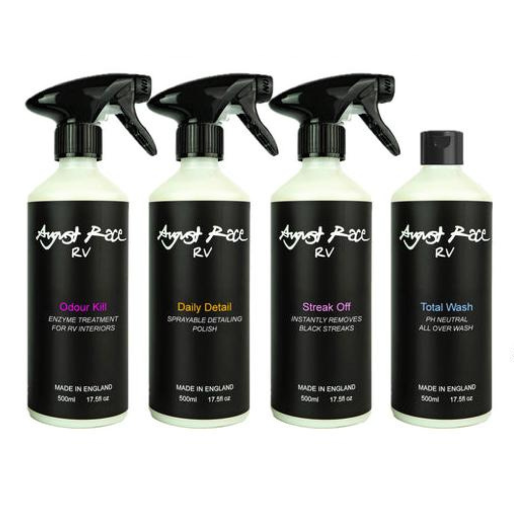 August Race RV Ultimate Cleaner Detailer Kit 250ml - 4 Pack