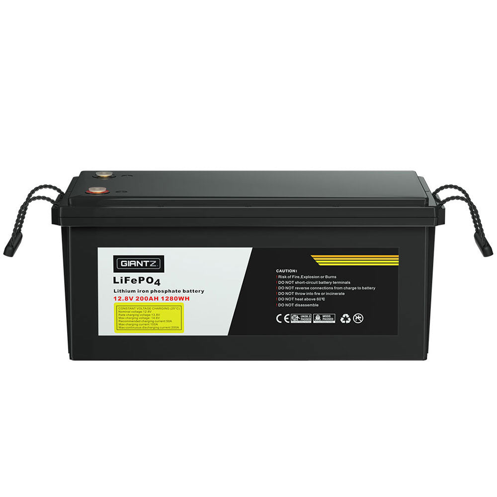 Giantz 12V 200Ah Lithium Battery LiFePO4 Deep Cycle