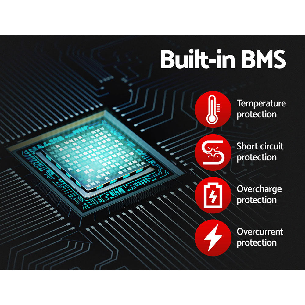 Giantz 12V 200Ah Lithium Battery LiFePO4 Deep Cycle