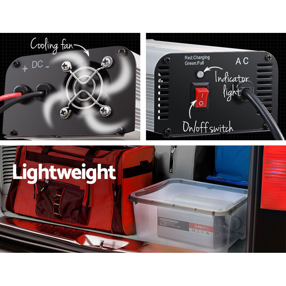 Giantz 12V 20A Car Battery Charger Inverter 20 Amp