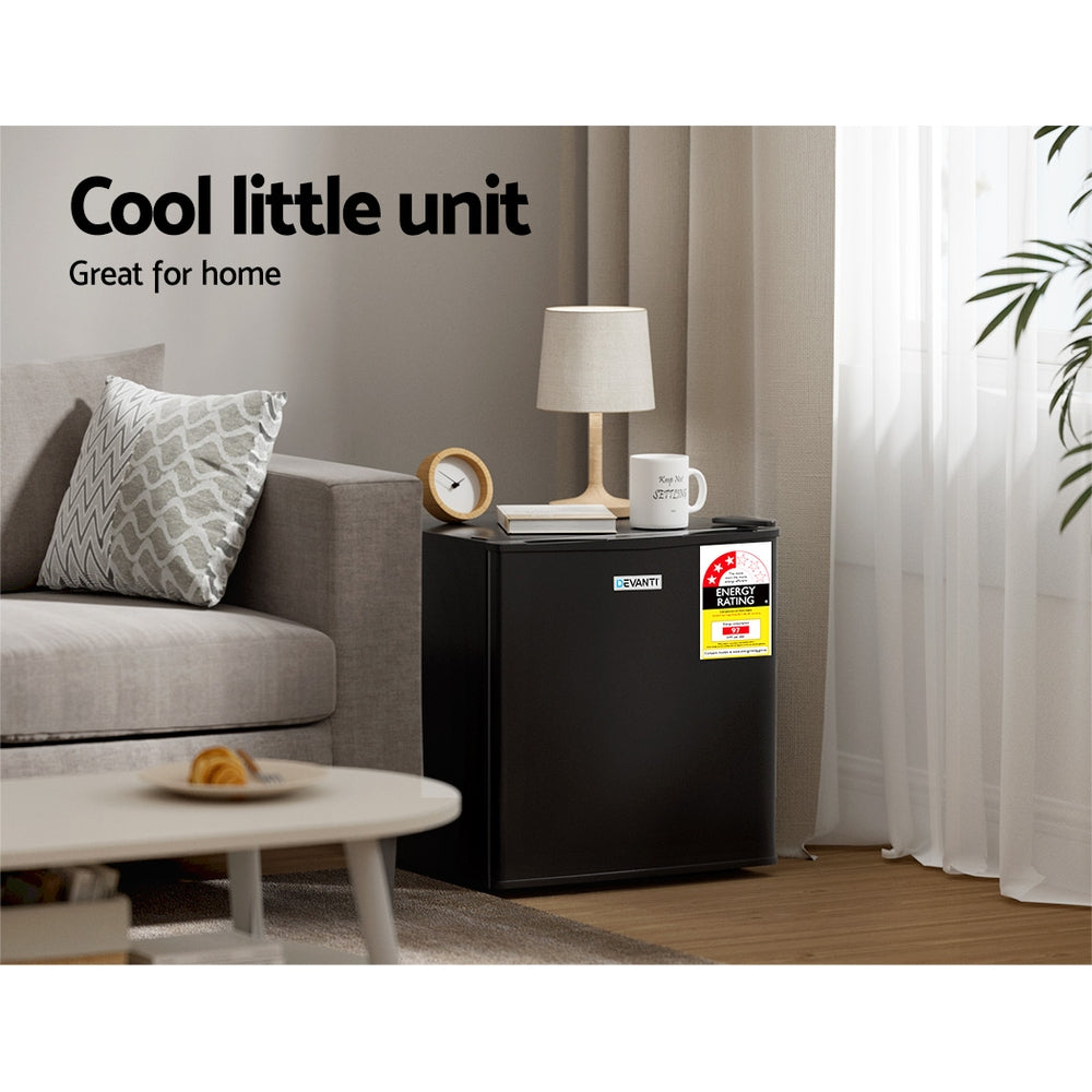 Devanti 48L Bar Fridge Black - RV Online