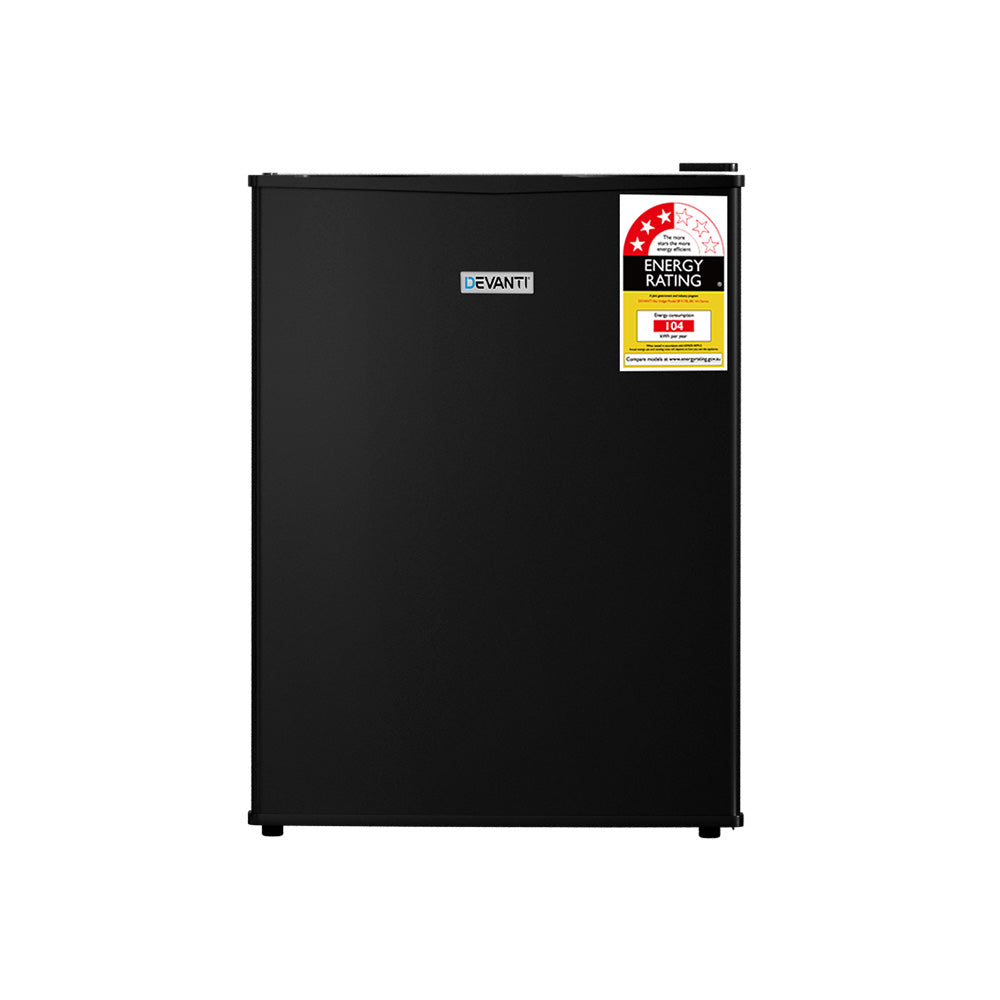 Devanti 70L Bar Fridge Black - RV Online