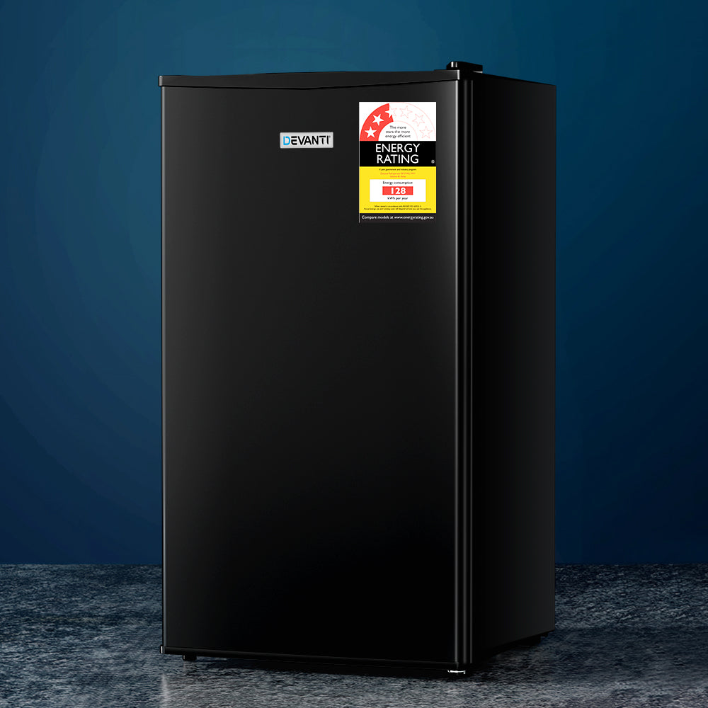 Devanti 95L Bar Fridge Black - RV Online