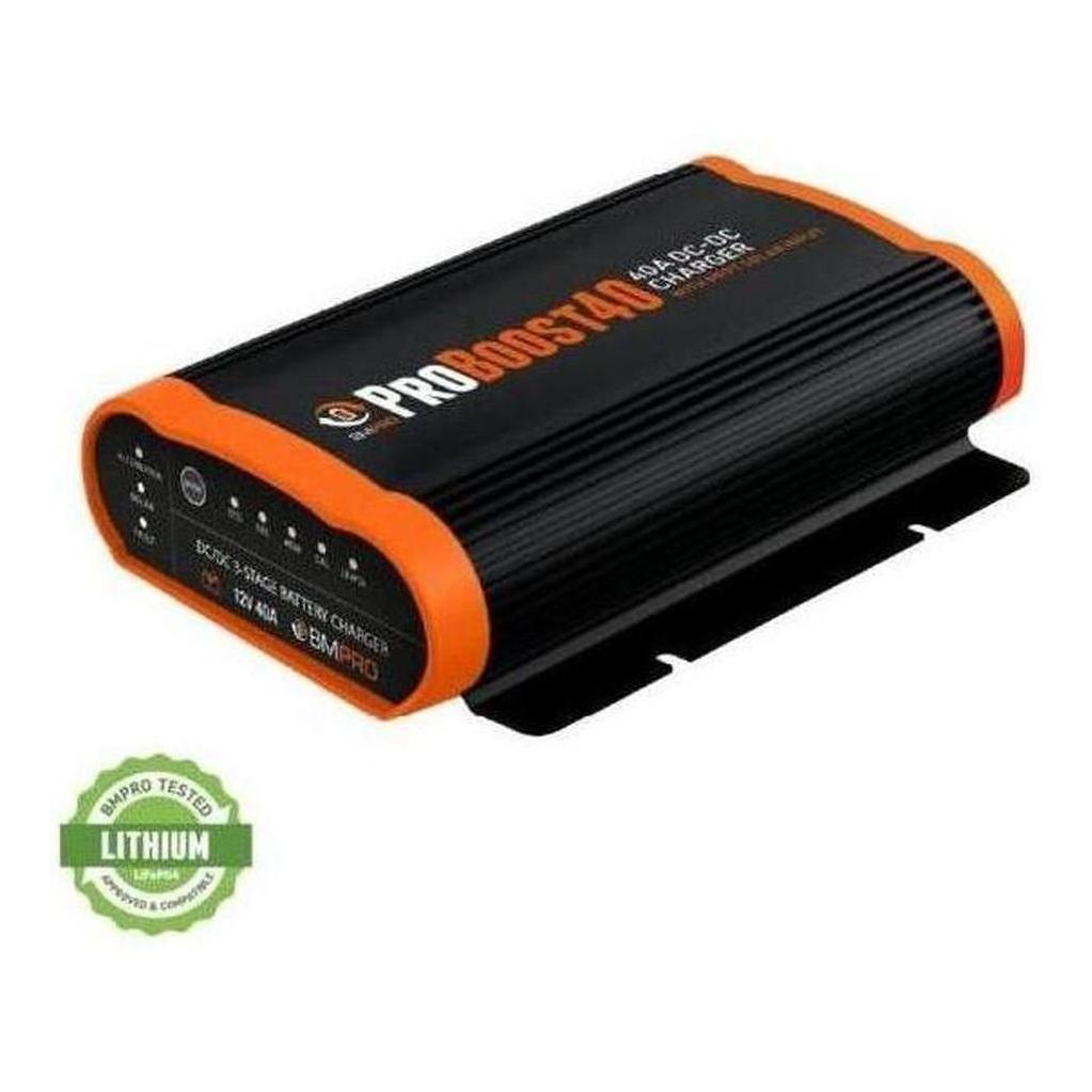 BMPRO Pro Boost 40 Amp Lithium DC-DC Charger with 40A Solar Input MMPT