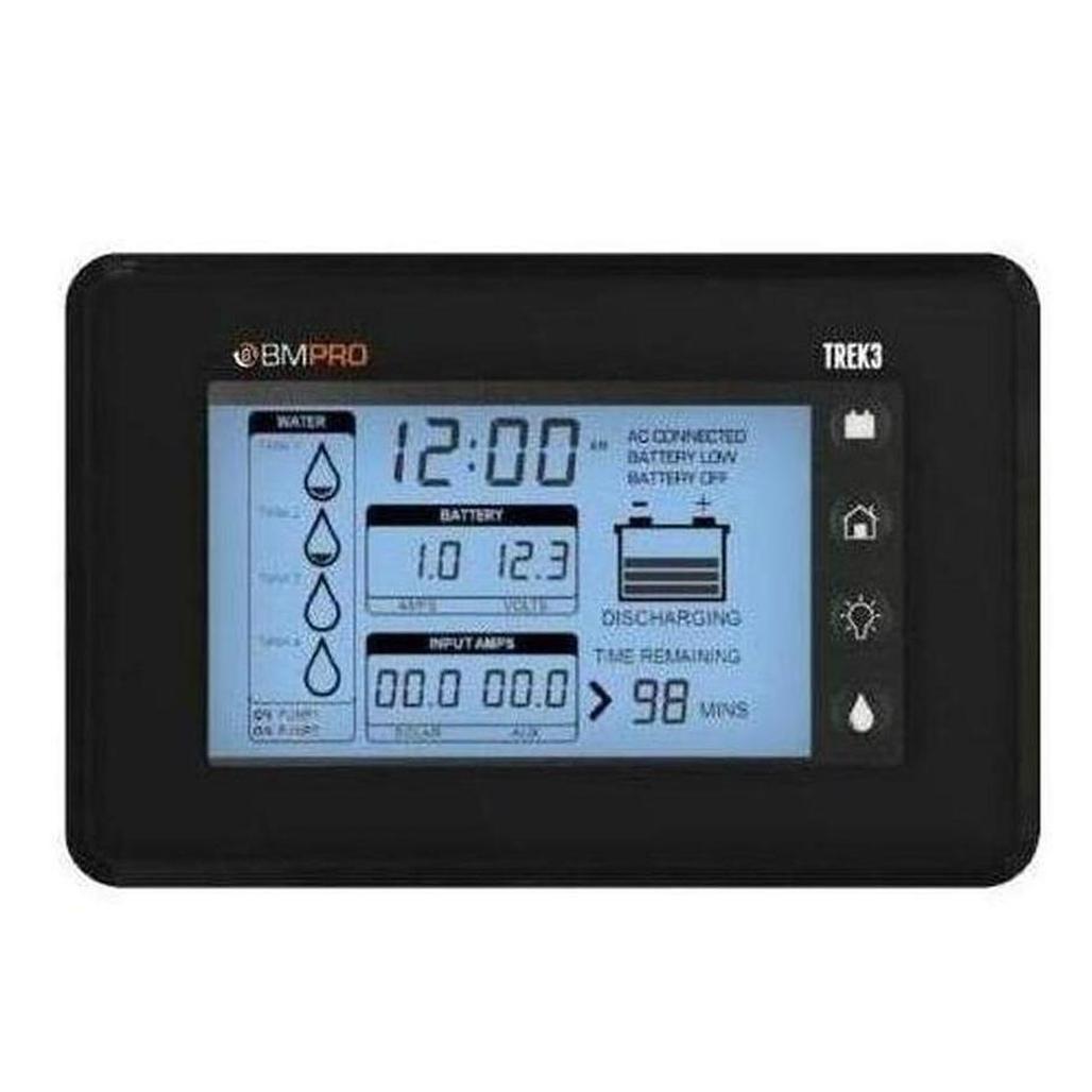 BMPRO TREK3 Black Display & Odyssey Link - Battery Capacity / Water level Monitor