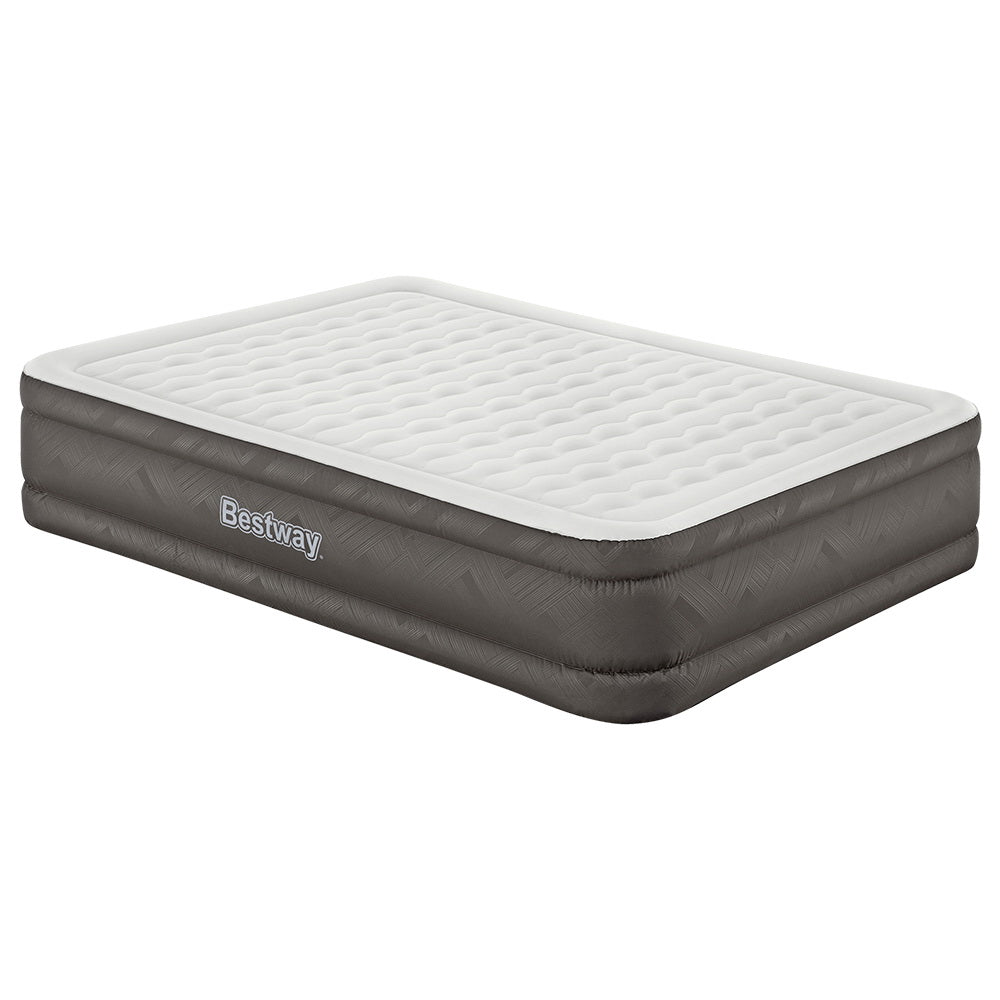 Bestway Air Mattress Queen Inflatable Bed 46cm Airbed Grey - RV Online