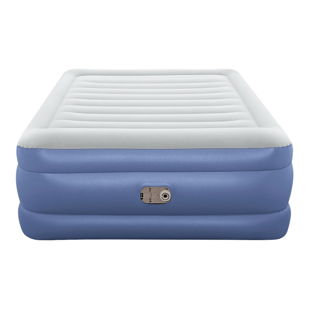 Bestway Air Mattress Queen Inflatable Bed 61cm Airbed Blue - RV Online