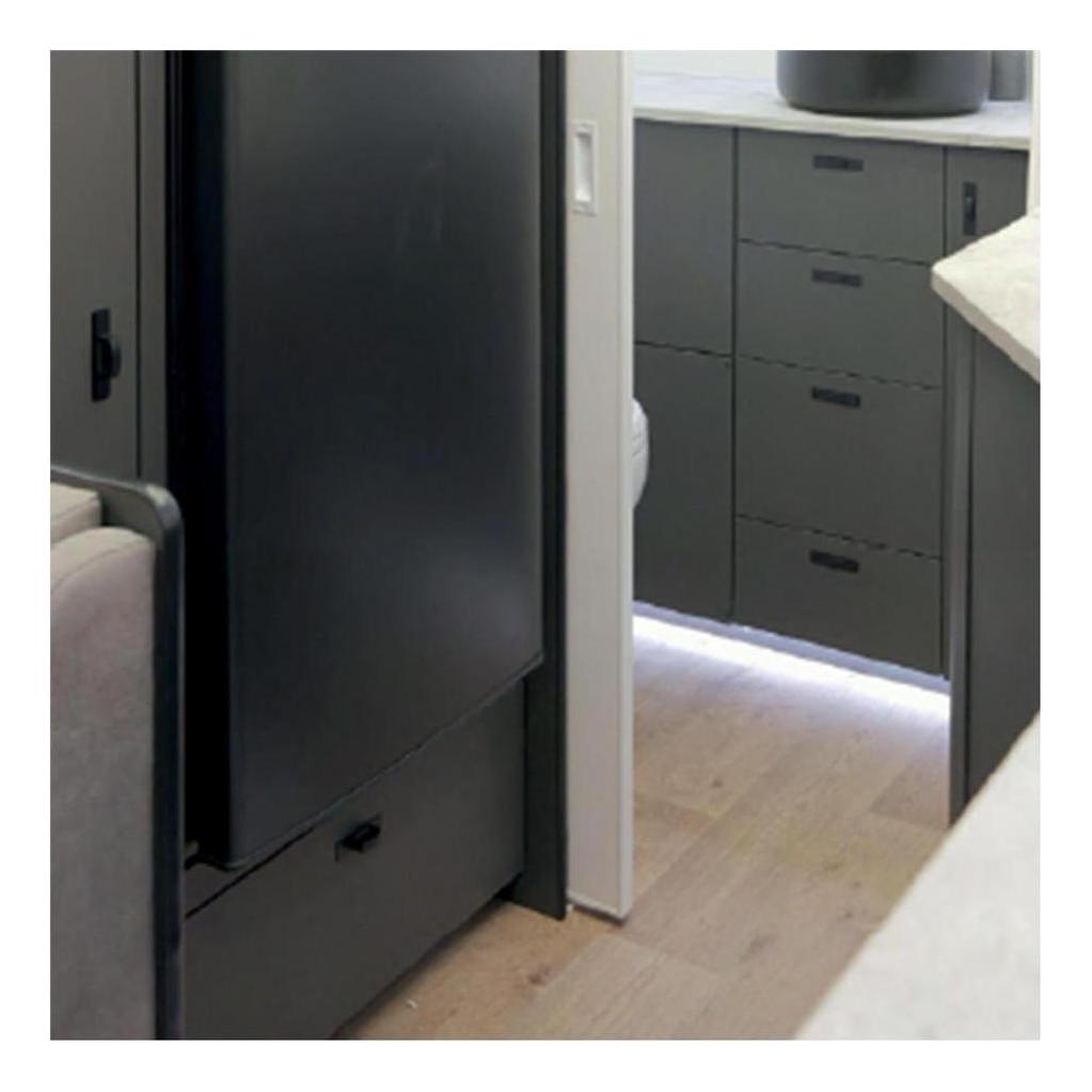 Belgique Flooring Collection Dark Grey Slate 2.4m Wide (Per Meter)