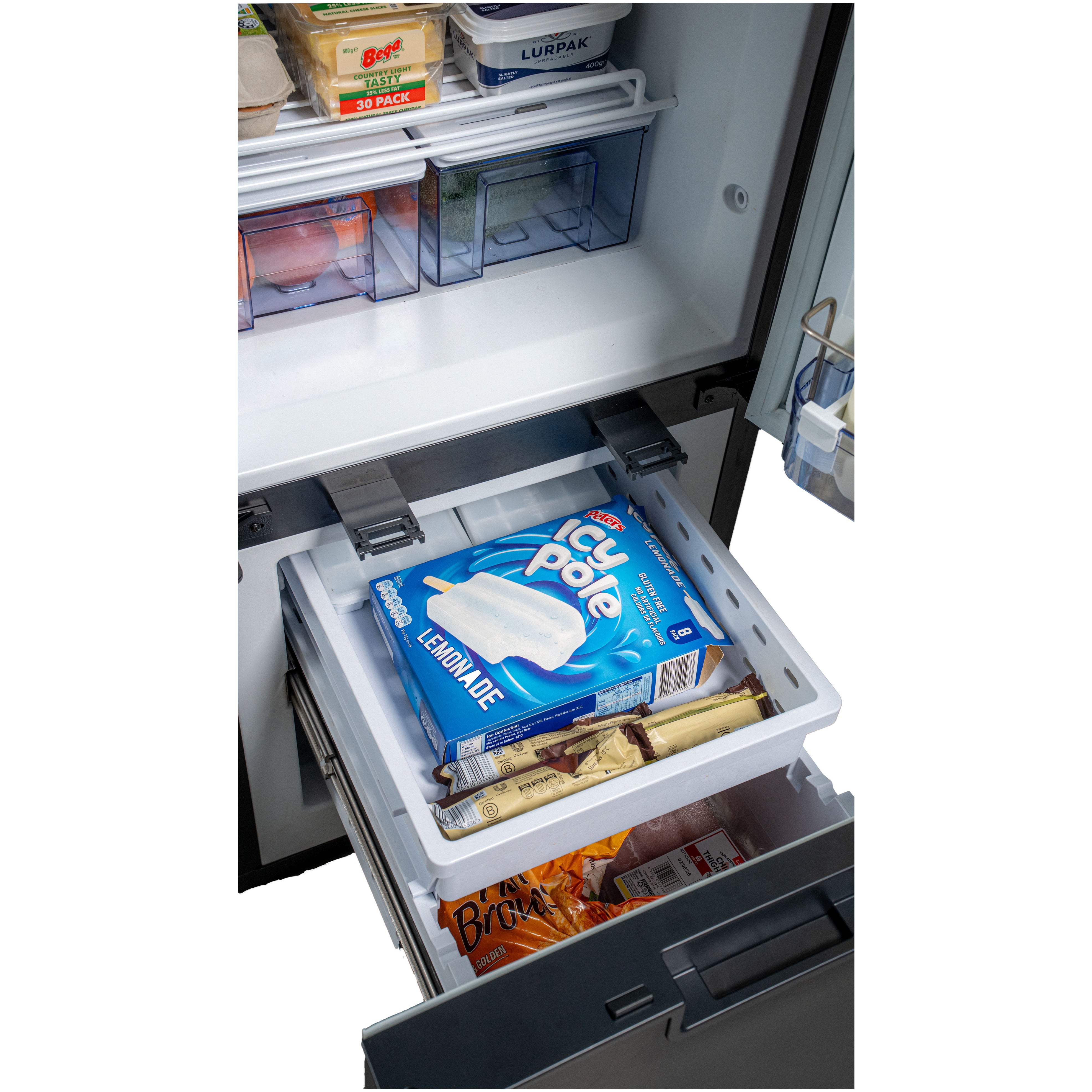 myCOOLMAN 205L DZ Upright Compressor Fridge & Freezer