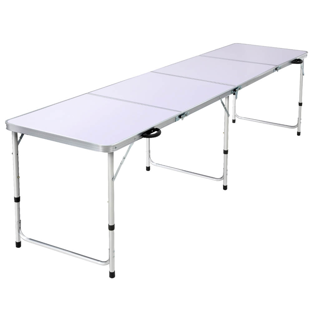 Weisshorn Folding Camping Table 240CM Aluminium - RV Online