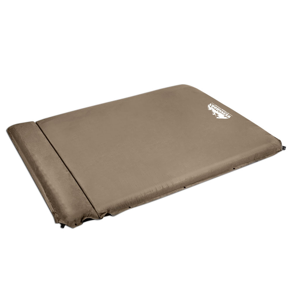 Weisshorn Self-inflating Mattress 10CM Double Coffee