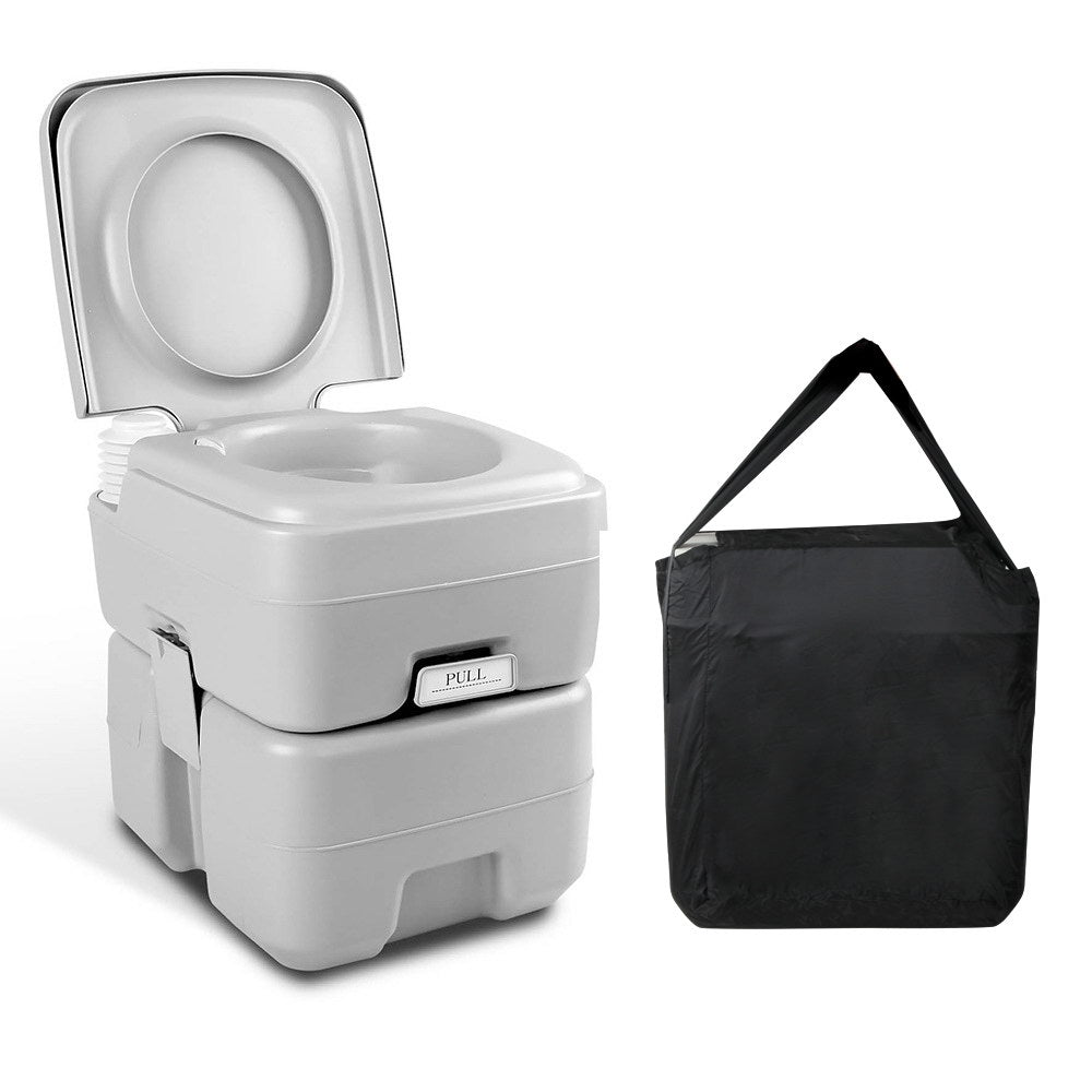 Weisshorn 20L Portable Camping Toilet With Bag - RV Online