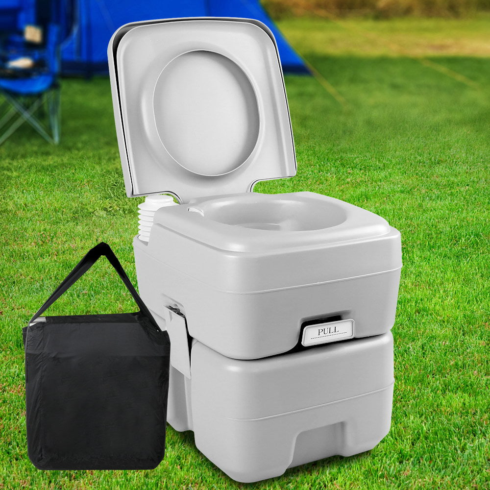 Weisshorn 20L Portable Camping Toilet With Bag - RV Online